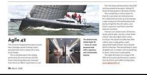 Agile 42 in yachting world